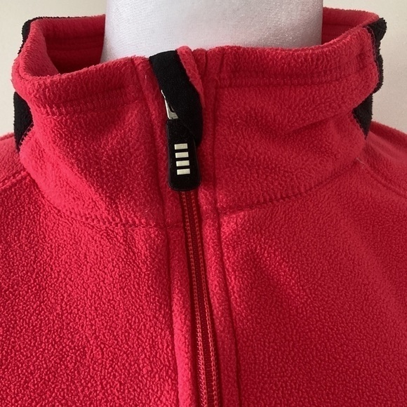 Lands’ End XL 18 20 fleece vest pink pockets - Picture 5 of 15
